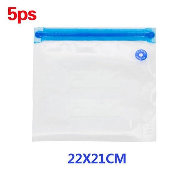 AlwaysFresh™ Vacuum Sealed bags & Pump set - Indigo-Temple