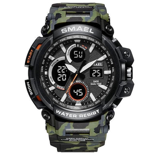 ZR - 670 SMAEL™ Lagoon Edition Waterproof & Shockproof Tactical Watches - Indigo-Temple