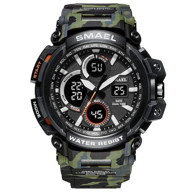 ZR - 670 SMAEL™ Lagoon Edition Waterproof & Shockproof Tactical Watches - Indigo-Temple
