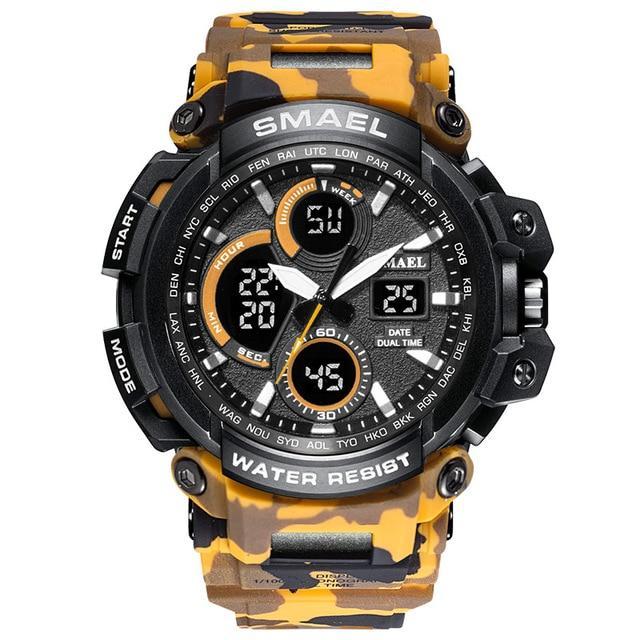 ZR - 670 SMAEL™ Lagoon Edition Waterproof & Shockproof Tactical Watches - Indigo-Temple
