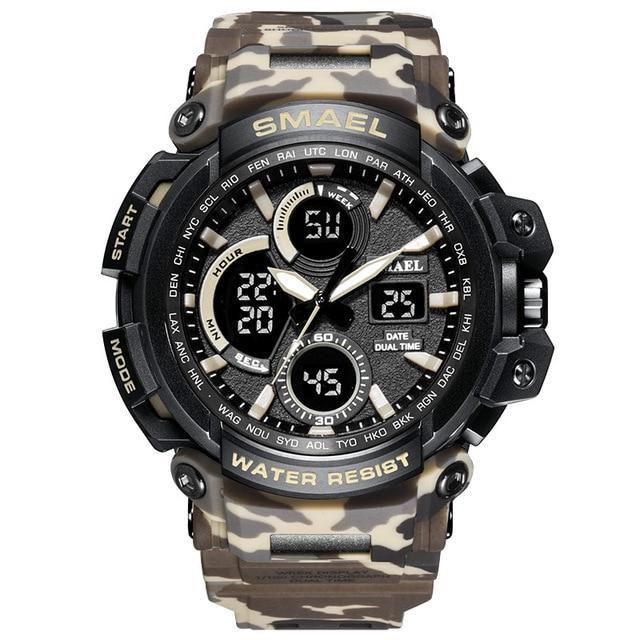 ZR - 670 SMAEL™ Lagoon Edition Waterproof & Shockproof Tactical Watches - Indigo-Temple