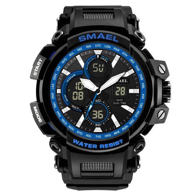 ZR - 670 SMAEL™ Lagoon Edition Waterproof & Shockproof Tactical Watches - Indigo-Temple