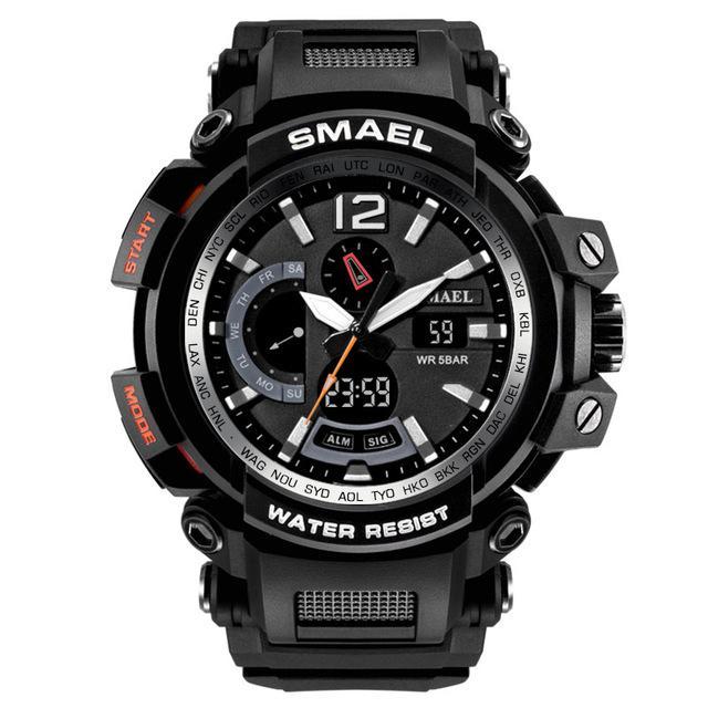 XI - 330 SMAEL™ Waterproof & Shockproof  Tactical Watch - Indigo-Temple