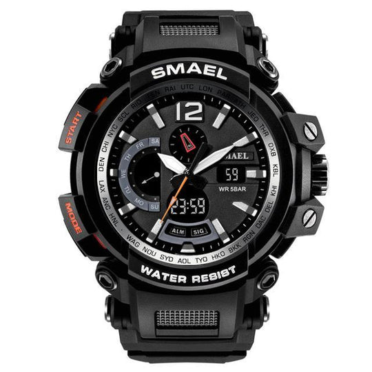 XI - 330 SMAEL™ Waterproof & Shockproof  Tactical Watch - Indigo-Temple
