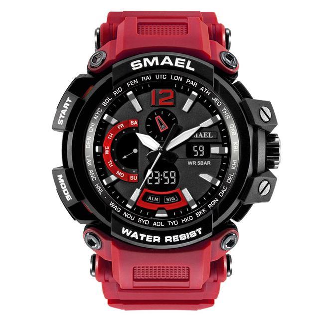 XI - 330 SMAEL™ Waterproof & Shockproof  Tactical Watch - Indigo-Temple