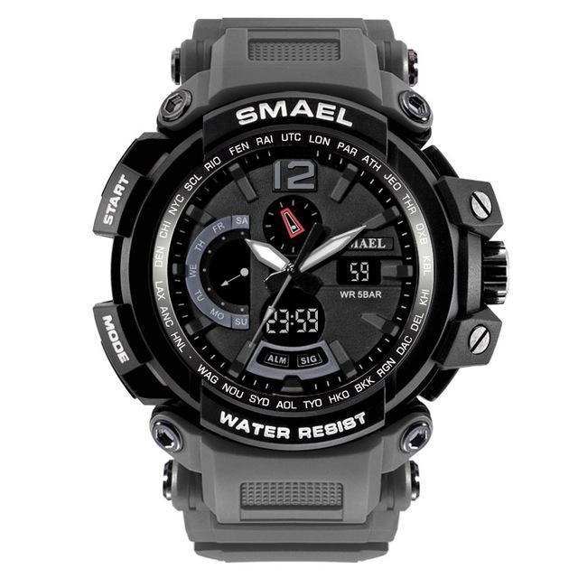 XI - 330 SMAEL™ Waterproof & Shockproof  Tactical Watch - Indigo-Temple