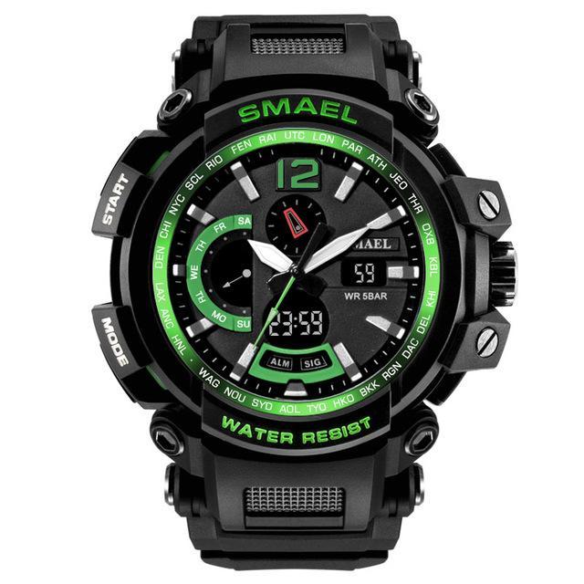 XI - 330 SMAEL™ Waterproof & Shockproof  Tactical Watch - Indigo-Temple