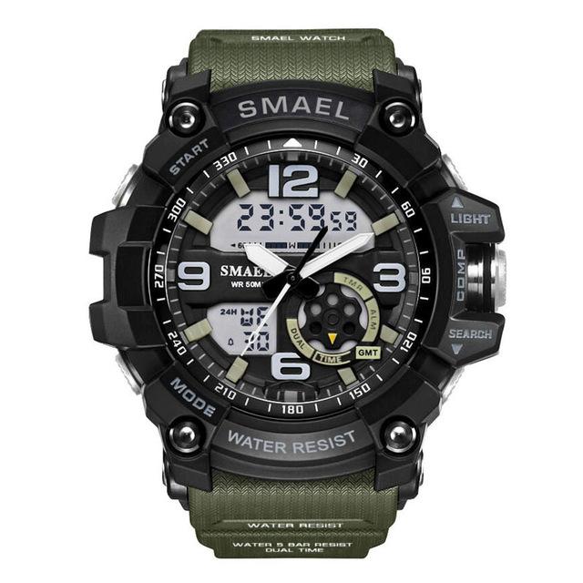 LAND GUARDIAN - SMAEL™ Waterproof & Shockproof Military watch - Indigo-Temple