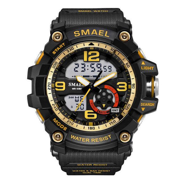 LAND GUARDIAN - SMAEL™ Waterproof & Shockproof Military watch - Indigo-Temple