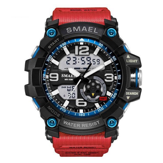 LAND GUARDIAN - SMAEL™ Waterproof & Shockproof Military watch - Indigo-Temple