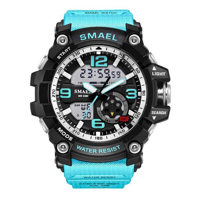 LAND GUARDIAN - SMAEL™ Waterproof & Shockproof Military watch - Indigo-Temple