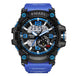 LAND GUARDIAN - SMAEL™ Waterproof & Shockproof Military watch - Indigo-Temple