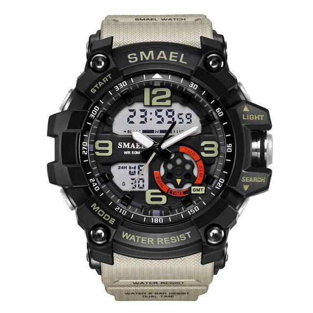 LAND GUARDIAN - SMAEL™ Waterproof & Shockproof Military watch - Indigo-Temple