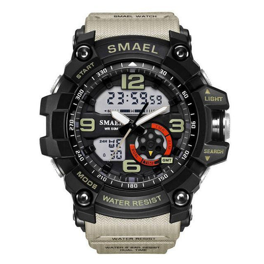 LAND GUARDIAN - SMAEL™ Waterproof & Shockproof Military watch - Indigo-Temple