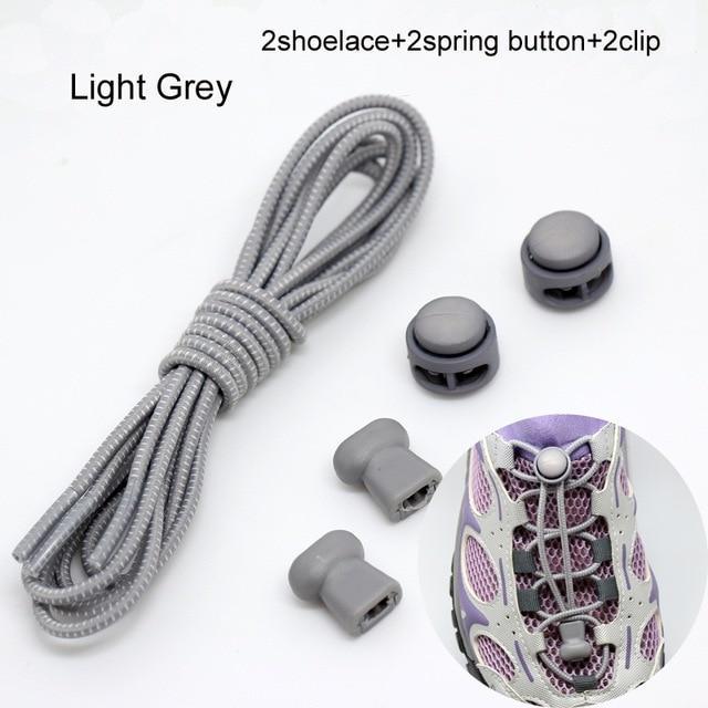 Elastic Locking Shoe Laces (2 sets) - Indigo-Temple