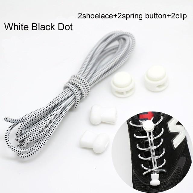 Elastic Locking Shoe Laces (2 sets) - Indigo-Temple