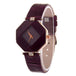 Glamorous Geometric Gem-Cut Women's Watch - Indigo-Temple