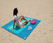 SAND-FREE Dual-Layer Beach Blanket - Indigo-Temple