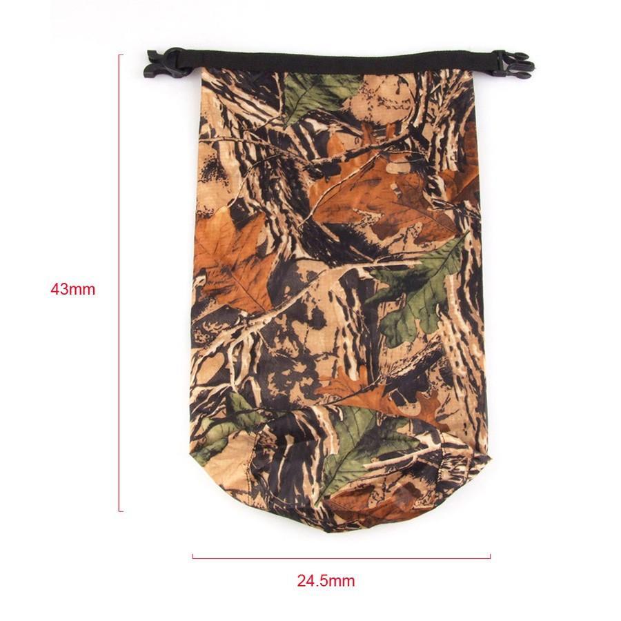 Portable 8L Camouflage Waterproof Bag - Indigo-Temple