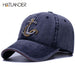 HATLANDER™ Vintage-Washed Nautical Unisex Cap - Indigo-Temple