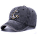 HATLANDER™ Vintage-Washed Nautical Unisex Cap - Indigo-Temple