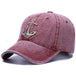 HATLANDER™ Vintage-Washed Nautical Unisex Cap - Indigo-Temple