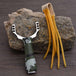 Powerful Aluminum Alloy Slingshot+ additional rubber band - Indigo-Temple