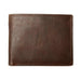 GENODERN™ Classic Bi-Fold Genuine Leather Wallet - Indigo-Temple