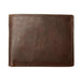 GENODERN™ Classic Bi-Fold Genuine Leather Wallet - Indigo-Temple