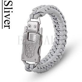 Paracord Survival knife  Bracelet - Indigo-Temple