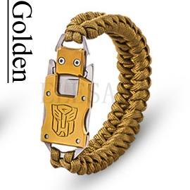 Paracord Survival knife  Bracelet - Indigo-Temple