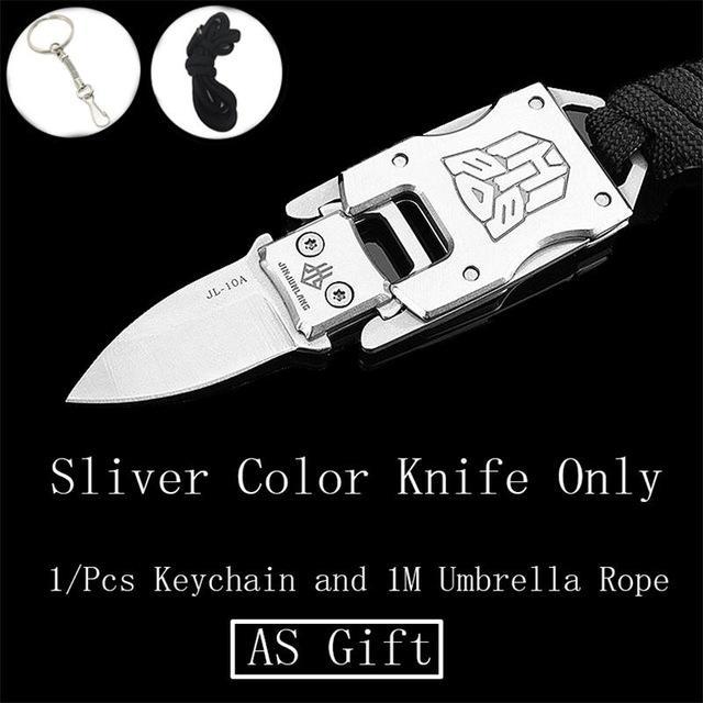 Paracord Survival knife  Bracelet - Indigo-Temple