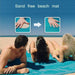 SAND-FREE Dual-Layer Beach Blanket - Indigo-Temple