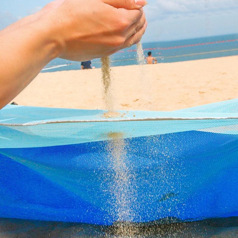 SAND-FREE Dual-Layer Beach Blanket - Indigo-Temple