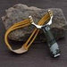 Powerful Aluminum Alloy Slingshot+ additional rubber band - Indigo-Temple