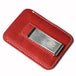 Genuine Leather Wallet with Money-Clip - Indigo-Temple