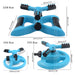 360° Auto-Rotating Adjustable Lawn Sprinkler - Indigo-Temple