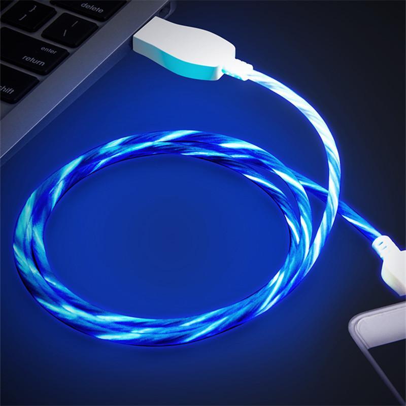COOL LED “LIGHT FLOW” CABLE - Indigo-Temple