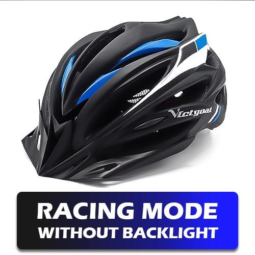 Pro Bicycle Helmets With LED Back Light - Indigo-Temple