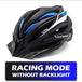 Pro Bicycle Helmets With LED Back Light - Indigo-Temple