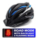 Pro Bicycle Helmets With LED Back Light - Indigo-Temple