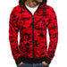 Men's TACTICAL Camouflage Zipped Hoodies - Indigo-Temple