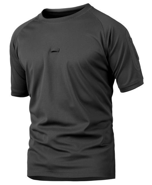 Summer Army  Breathable Camo Military T-Shirt - Indigo-Temple