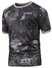Summer Army  Breathable Camo Military T-Shirt - Indigo-Temple