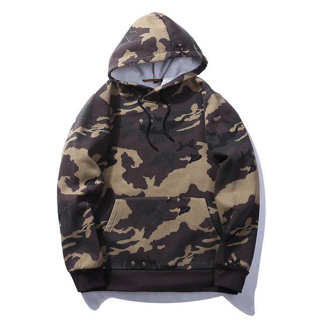 Men's TACTICAL Military Style Hoodie Sweatshirts - Indigo-Temple
