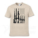 Second Amendment US Flag T-Shirt - Indigo-Temple