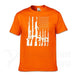 Second Amendment US Flag T-Shirt - Indigo-Temple