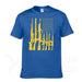 Second Amendment US Flag T-Shirt - Indigo-Temple