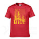 Second Amendment US Flag T-Shirt - Indigo-Temple