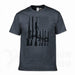 Second Amendment US Flag T-Shirt - Indigo-Temple